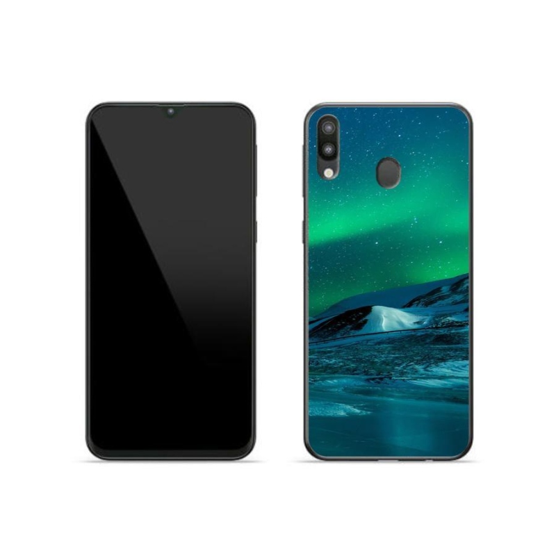 Gél borítás mmCase Samsung Galaxy M20 készülékhez - sarki fény