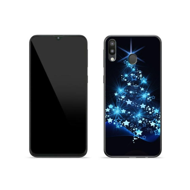 Gél borítás mmCase Samsung Galaxy M20 készülékhez - karácsonyfa