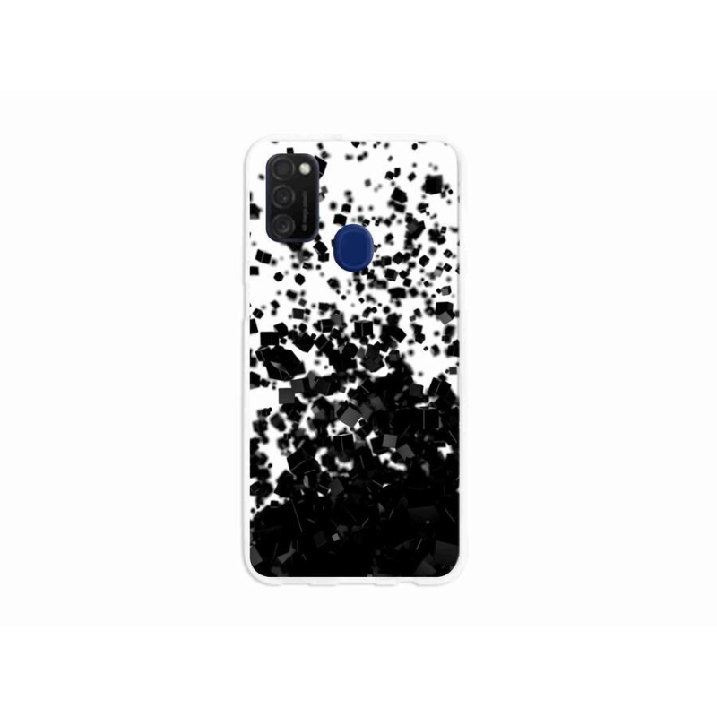 Gél borítás mmCase Samsung Galaxy M21 készülékhez - absztrakt minta 1