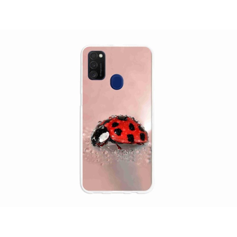 Zselés borítás mmCase Samsung Galaxy M21 készülékhez - katicabogár