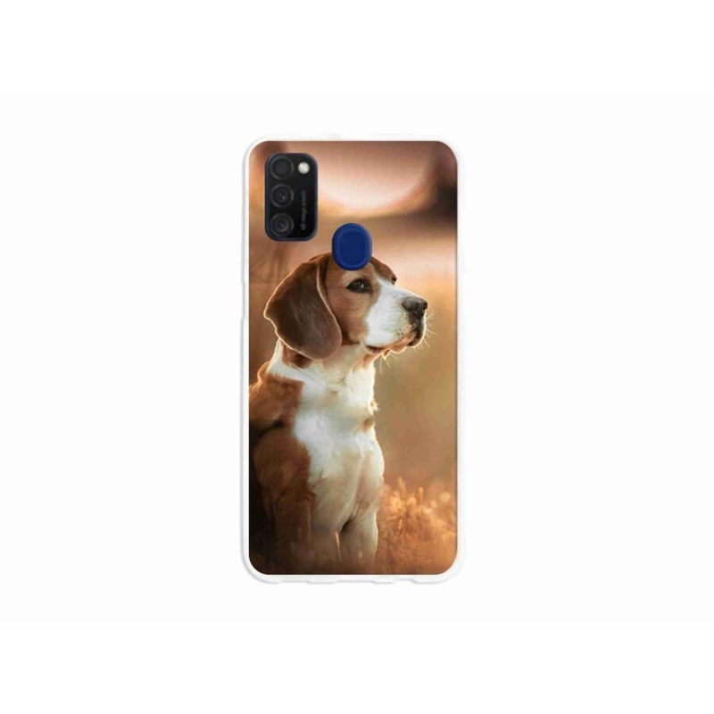 Gél védőhuzat mmCase Samsung Galaxy M21 készülékhez - bézs színű