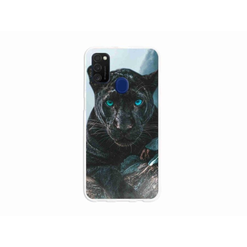 Gél védőhuzat mmCase Samsung Galaxy M21 - fekete párduc
