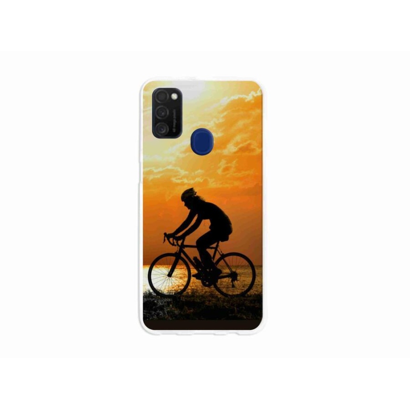 Gél borító mmCase Samsung Galaxy M21 - kerékpározás