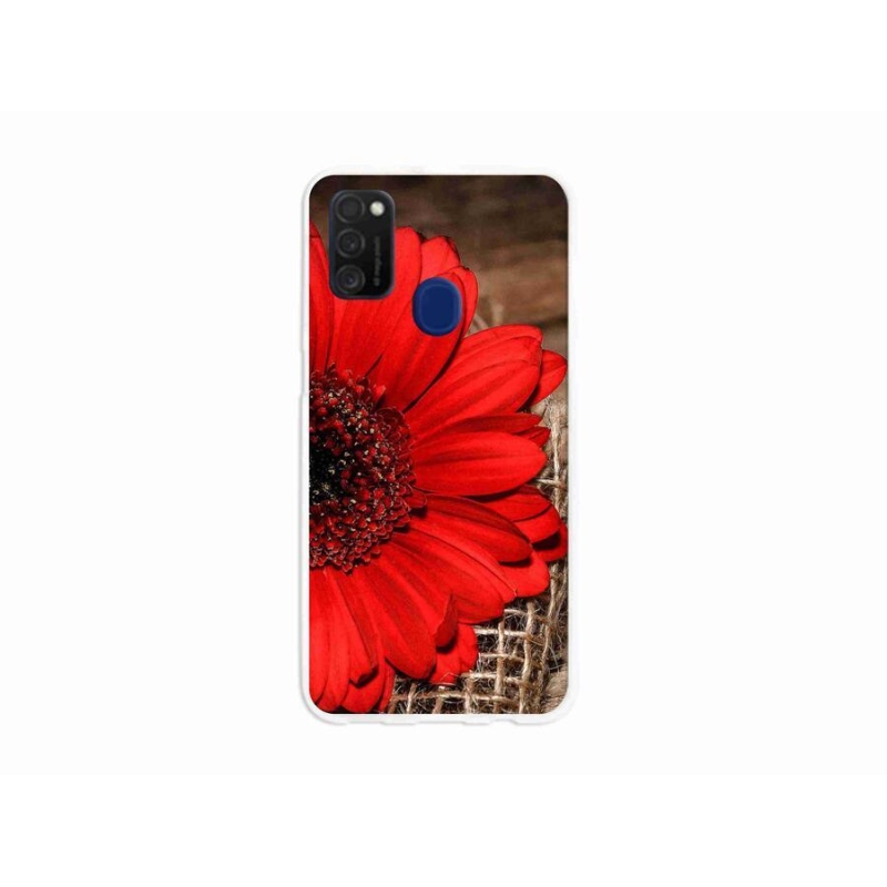 Gél borítás mmCase Samsung Galaxy M21 készülékhez - gerbera