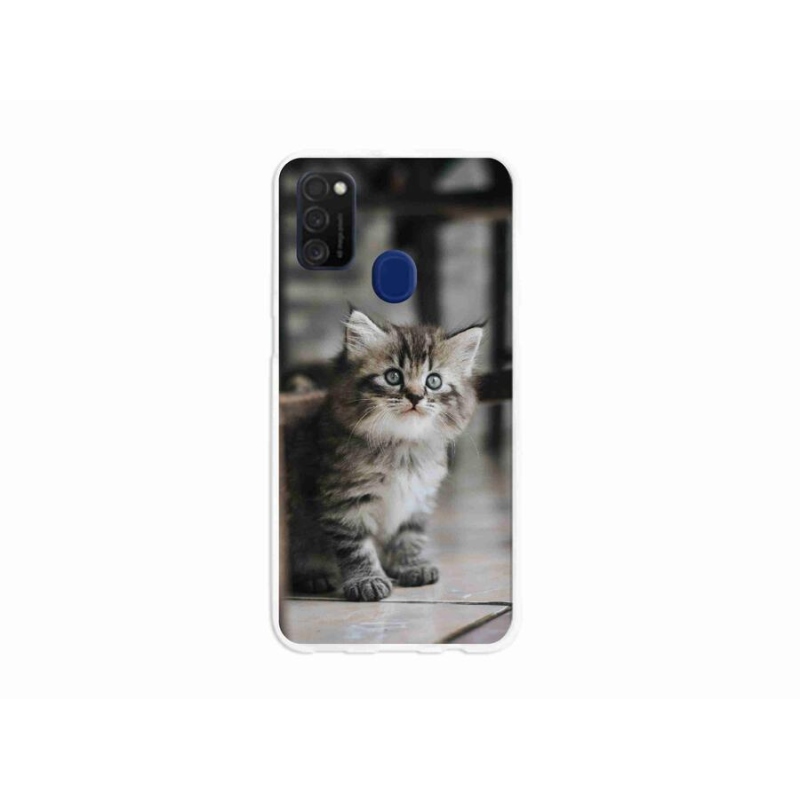 Gél borító mmCase Samsung Galaxy M21 - cica - Samsung Galaxy M21-hez