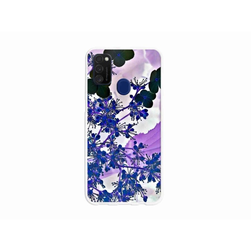 Gél borító mmCase mobiltelefonhoz Samsung Galaxy M21 - hortenziavirág
