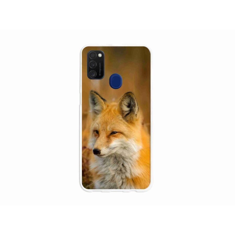 Zselés borítás mmCase Samsung Galaxy M21 - rókaképű