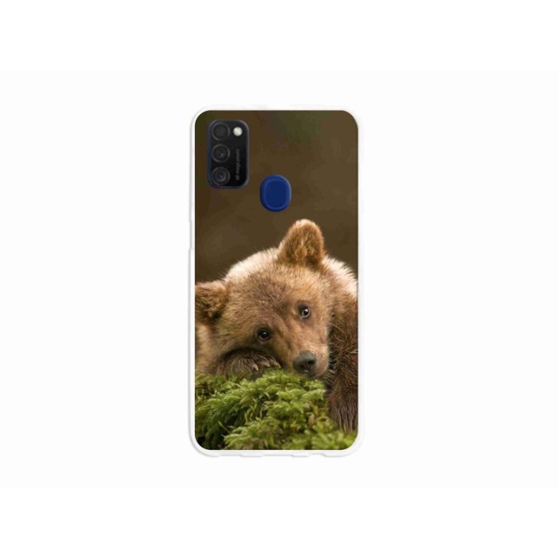 Zselés borítás mmCase Samsung Galaxy M21 - medve