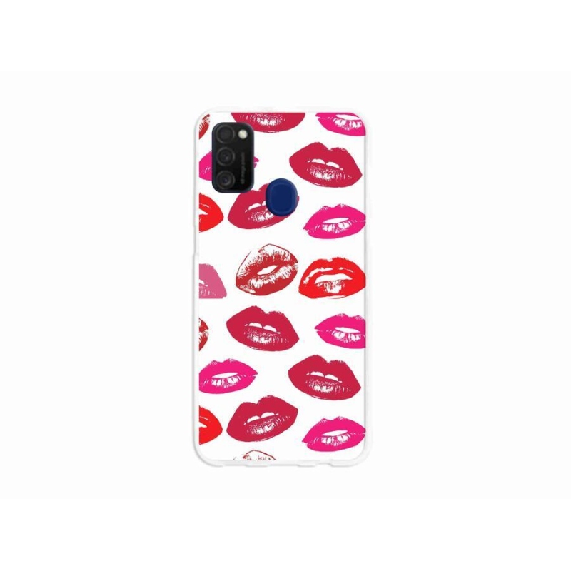 Zselés borítás mmCase Samsung Galaxy M21 - ajkakhoz