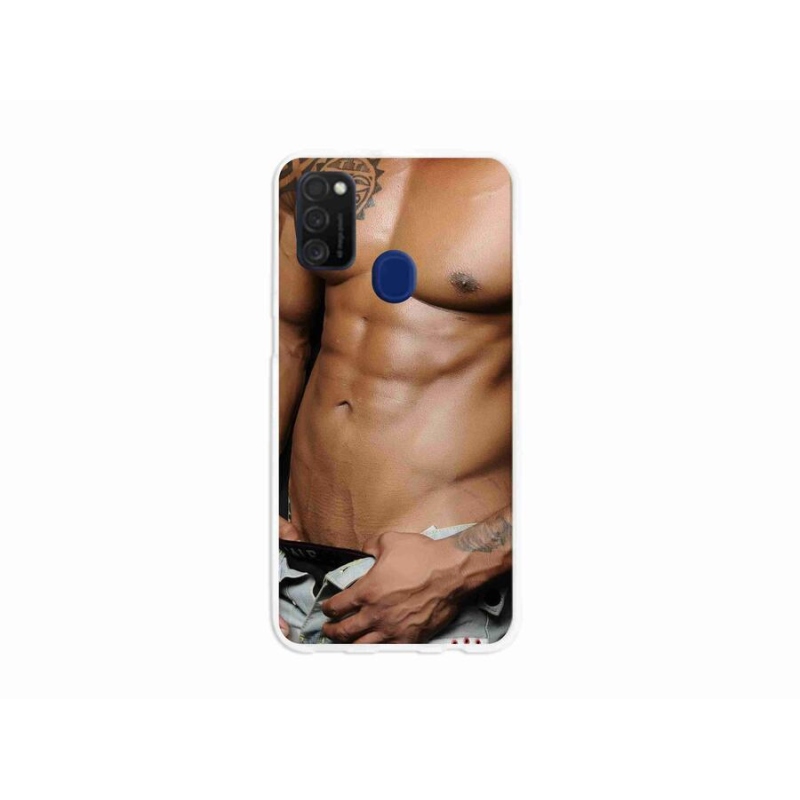 Gél borítás mmCase Samsung Galaxy M21 - szexi férfi