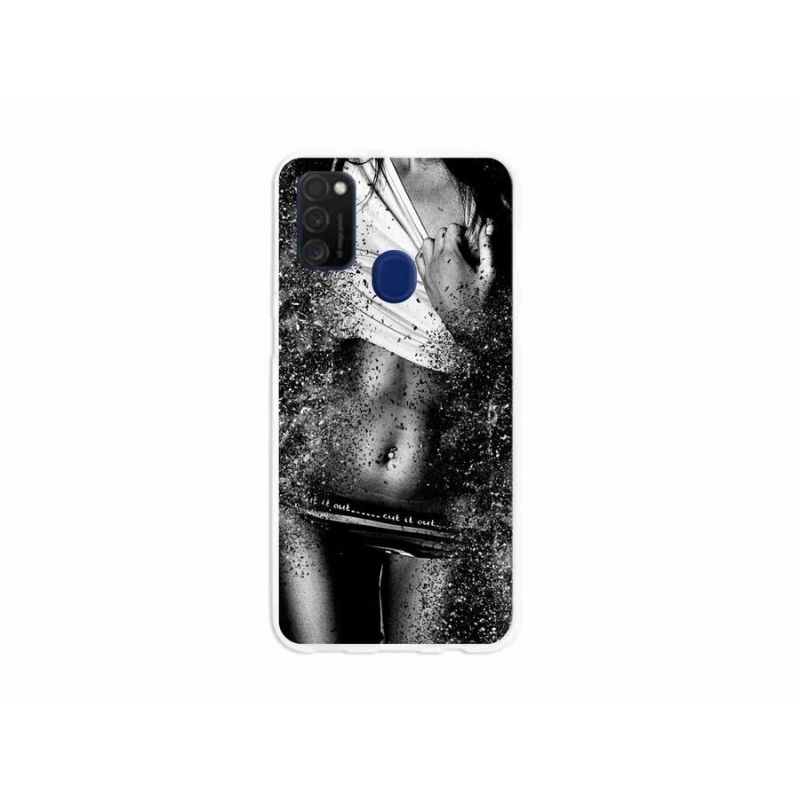 Gél borító mmCase mobiltelefonhoz Samsung Galaxy M21 - szexi nő 1