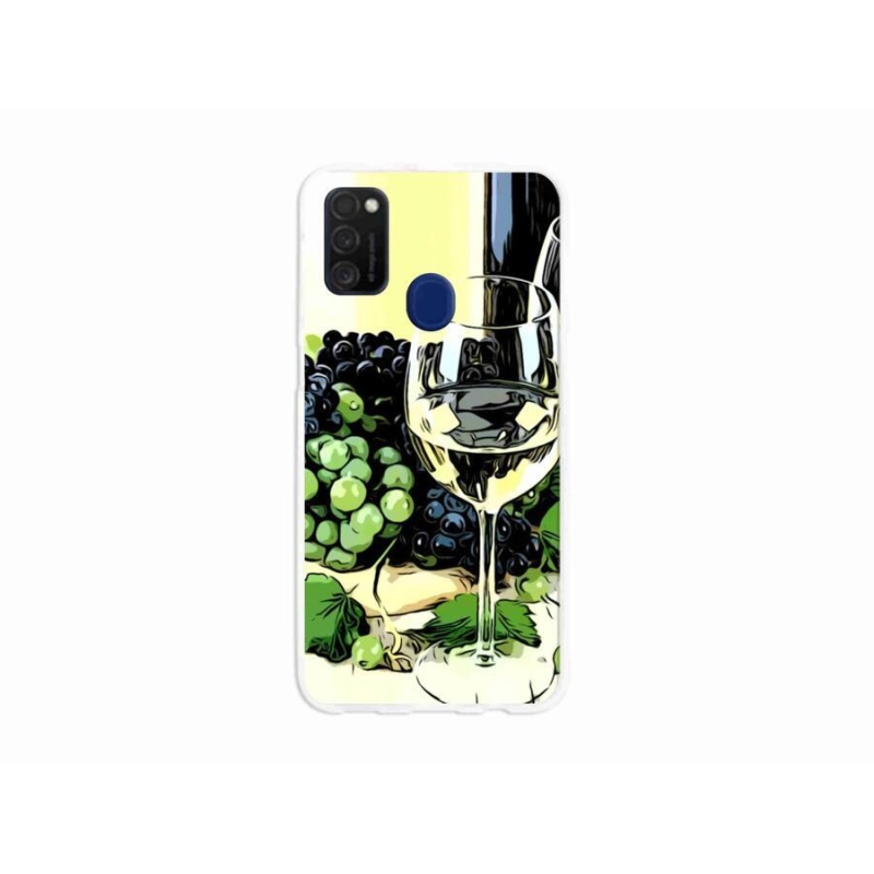 Gél borítás mmCase Samsung Galaxy M21 - pohár borhoz