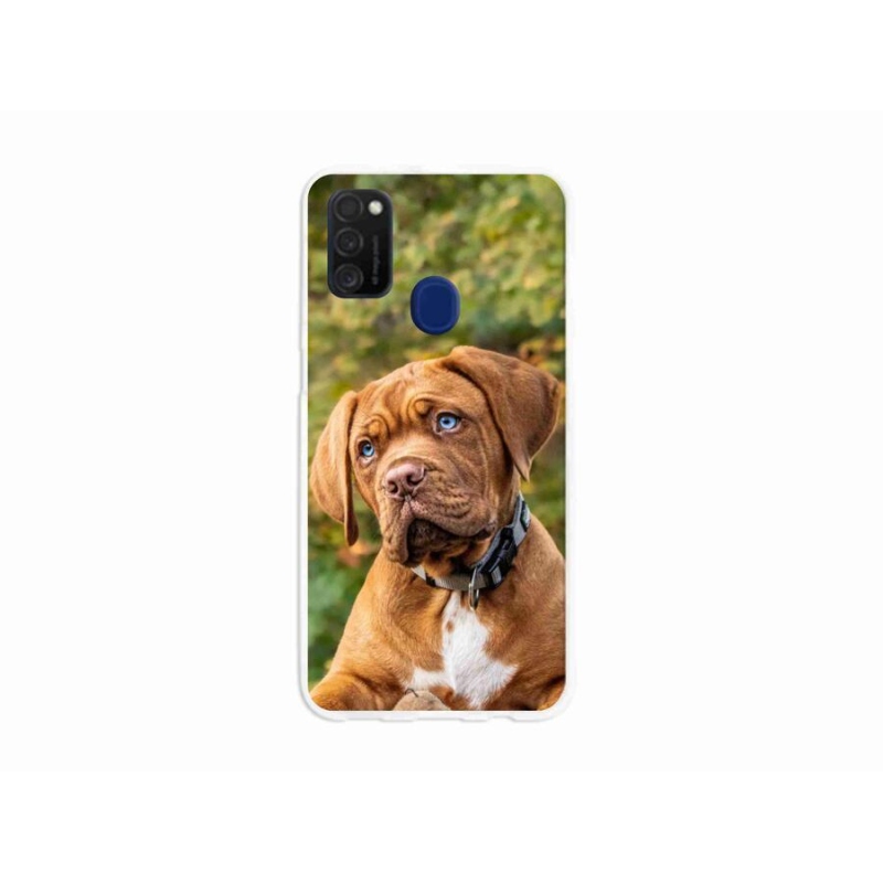 Zselés borítás mmCase Samsung Galaxy M21 - kölyökkutyakölyökhöz