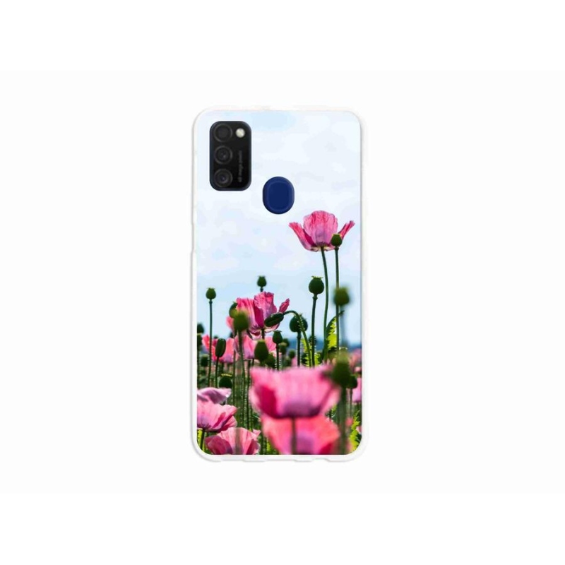 Zselés borítás mmCase Samsung Galaxy M21 készülékhez - mákos színű