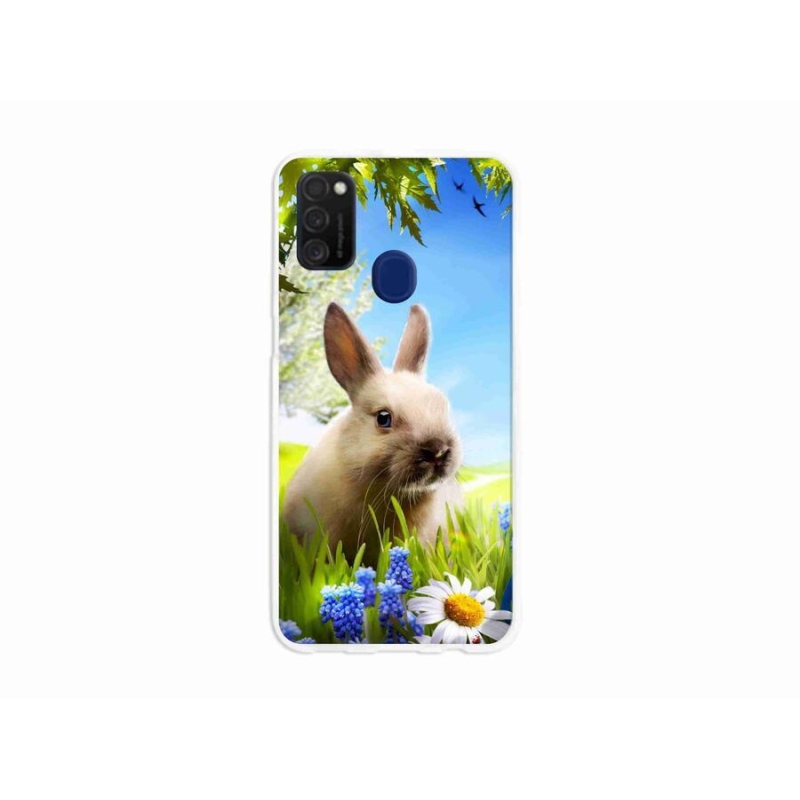 Gél védőhuzat mmCase Samsung Galaxy M21 készülékhez - nyuszi