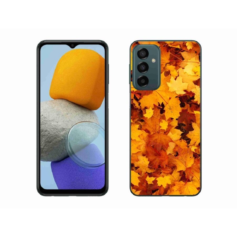 Gél borító mmCase Samsung Galaxy M23 5G - juharlevelek - Samsung Galaxy M23 5G számára