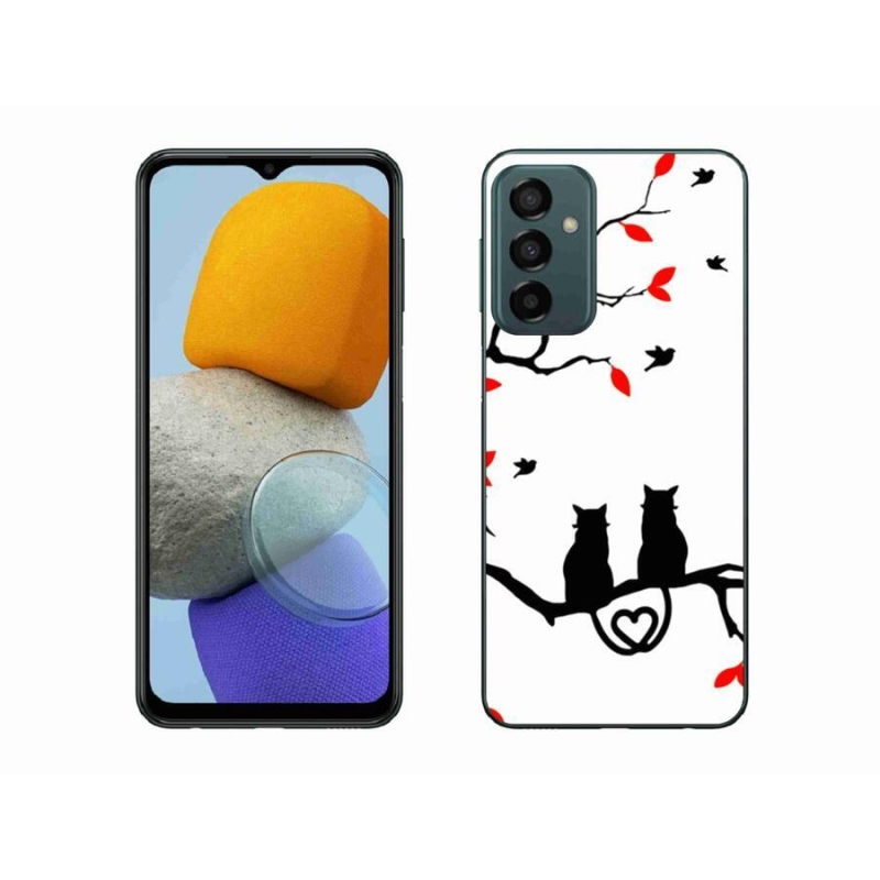 Gél borítás mmCase Samsung Galaxy M23 5G - macskaszerelem
