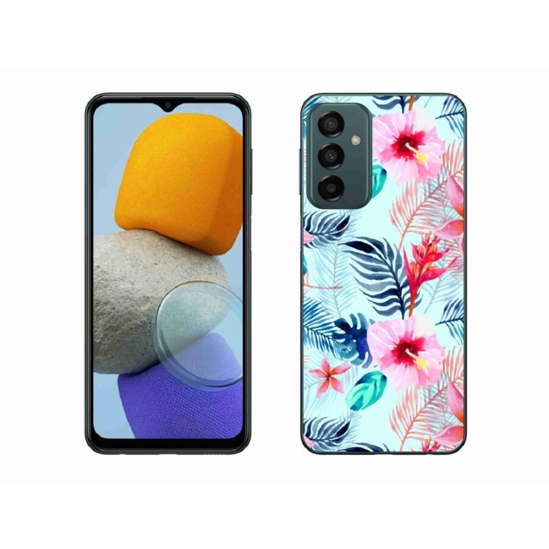 Gél borítás mmCase Samsung Galaxy M23 5G - virágokhoz