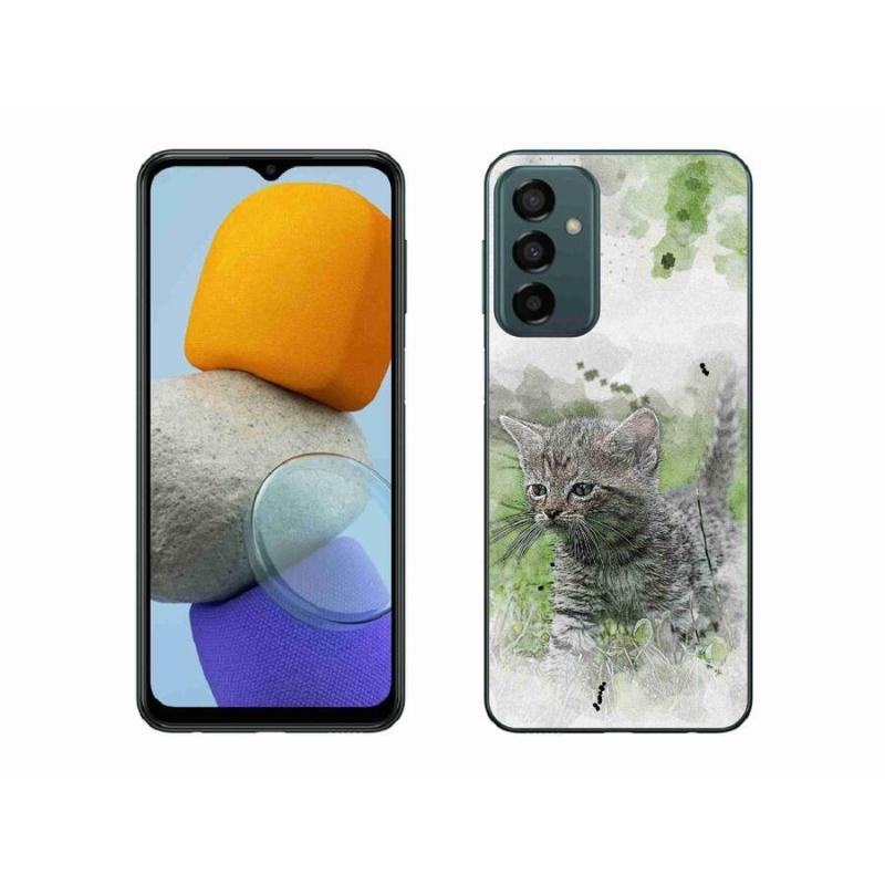 Gél borító mmCase Samsung Galaxy M23 5G - aranyos cica 1