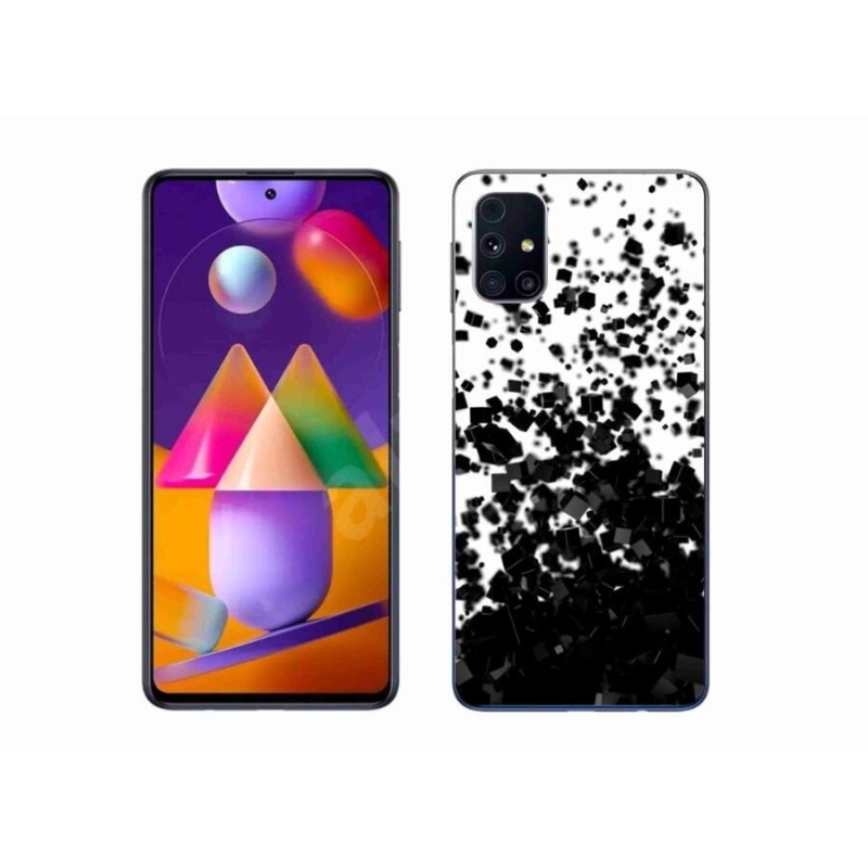 Zselés borítás mmCase Samsung Galaxy M31s készülékhez - absztrakt minta 1