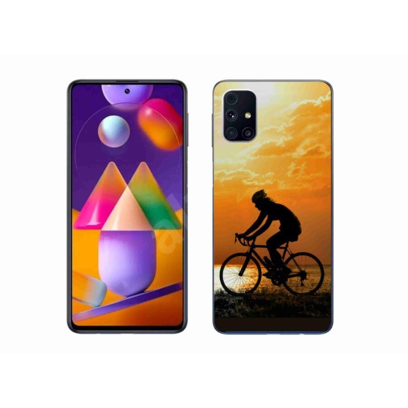Gél borító mmCase Samsung Galaxy M31s - kerékpározás