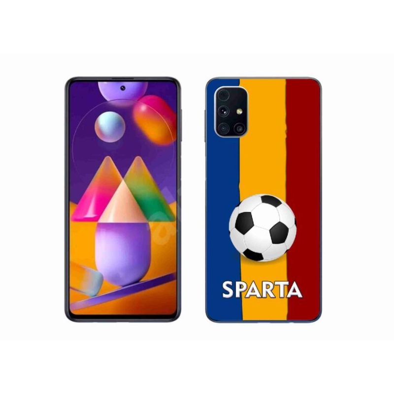 Zselés borítás mmCase Samsung Galaxy M31s - futball 1