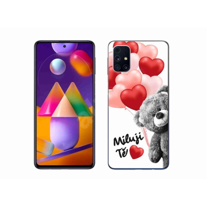 Gél borító mmCase Samsung Galaxy M31s készülékhez - I love you