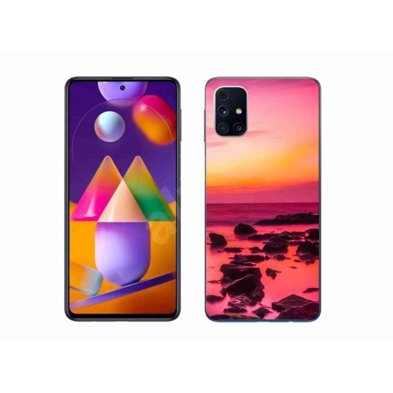 Gél borító mmCase Samsung Galaxy M31s készülékhez - tenger és ragyogás