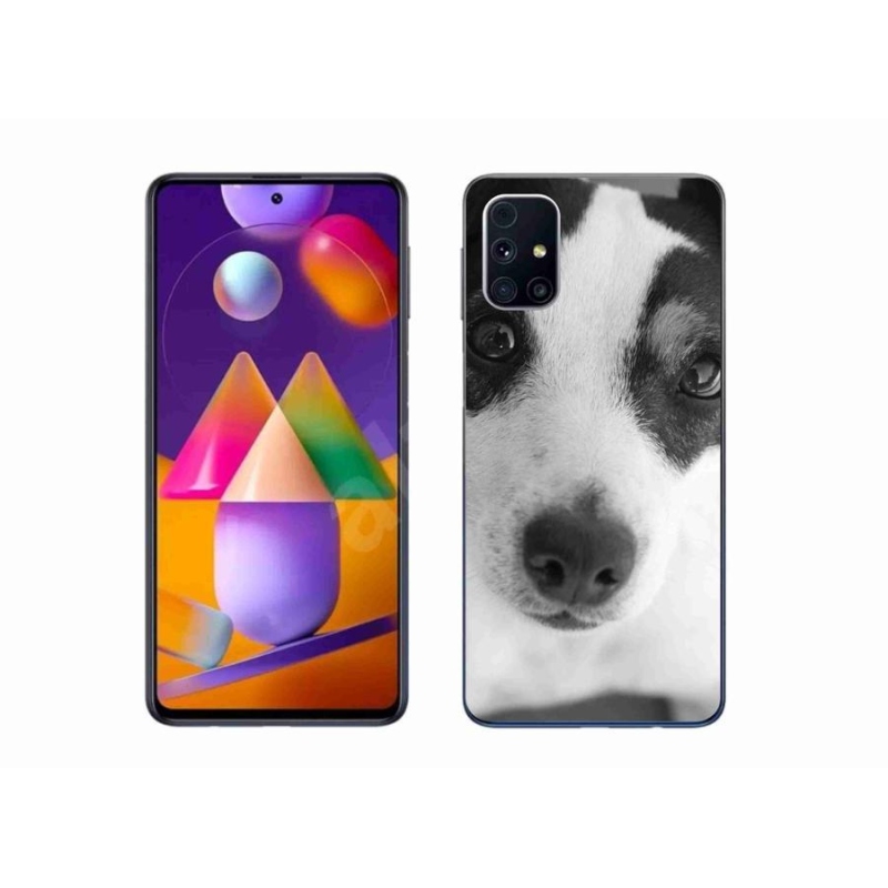 Gél védőhuzat mmCase Samsung Galaxy M31s készülékhez - kutya