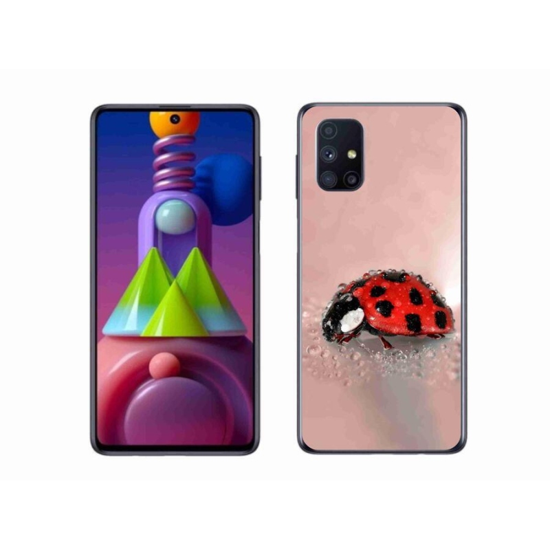 Zselés borítás mmCase Samsung Galaxy M51 készülékhez - katicabogár