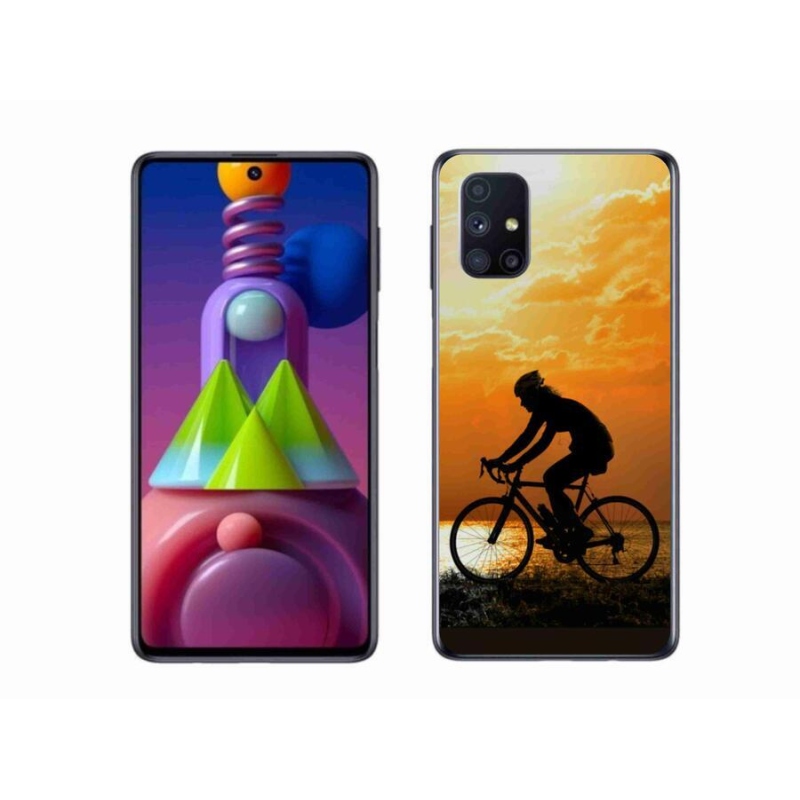 Gél borító mmCase Samsung Galaxy M51 - kerékpározás