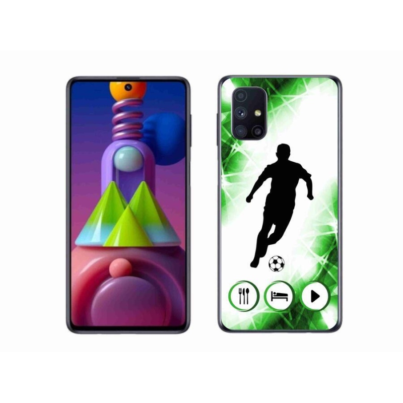 Gél borítás mmCase Samsung Galaxy M51 - focista számára
