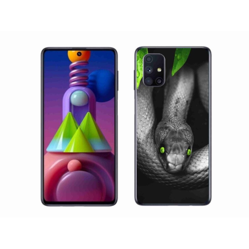 Zselés borítás mmCase Samsung Galaxy M51 - kígyó