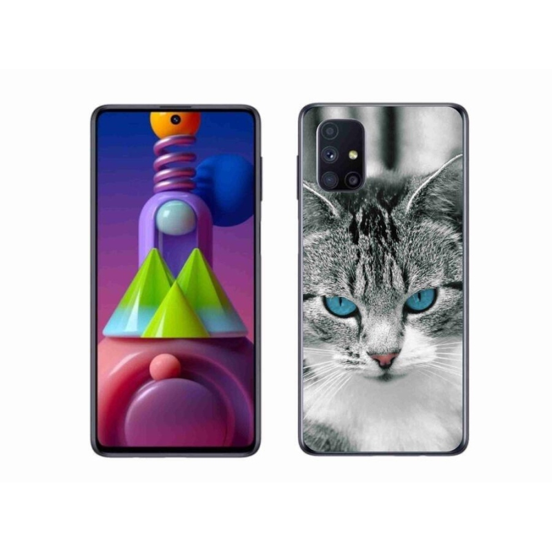 Zselés borítás mmCase Samsung Galaxy M51 - macskaszem 1