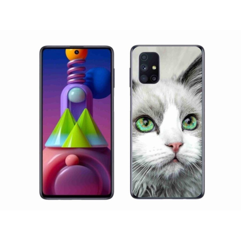 Zselés borítás mmCase Samsung Galaxy M51 - macskaszem
