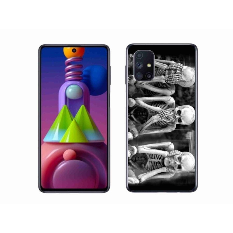 Gél borítás mmCase Samsung Galaxy M51 - csontvázakhoz