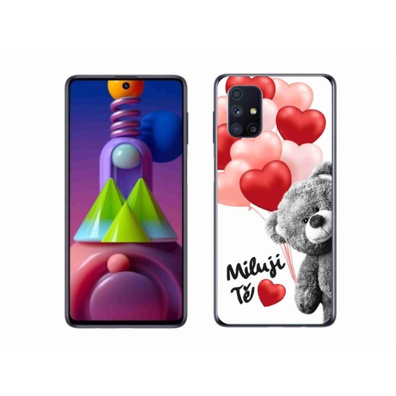 Gél borítás mmCase Samsung Galaxy M51 - I love you - Szeretem téged
