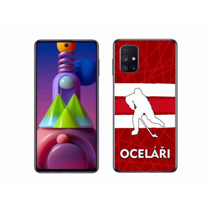 Gél védőhuzat mmCase Samsung Galaxy M51 - Steelers