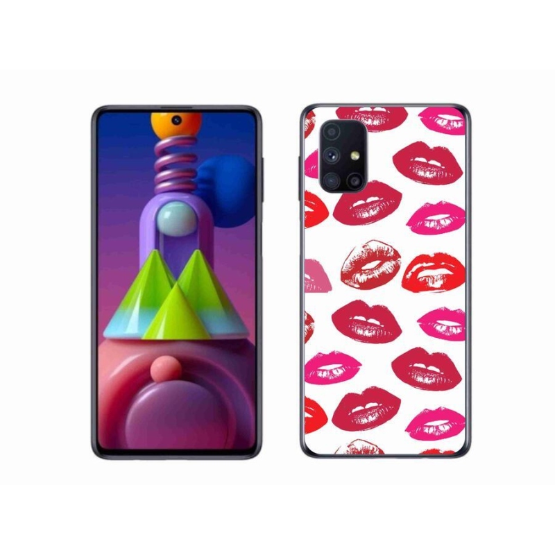 Zselés borítás mmCase Samsung Galaxy M51 - ajkakhoz