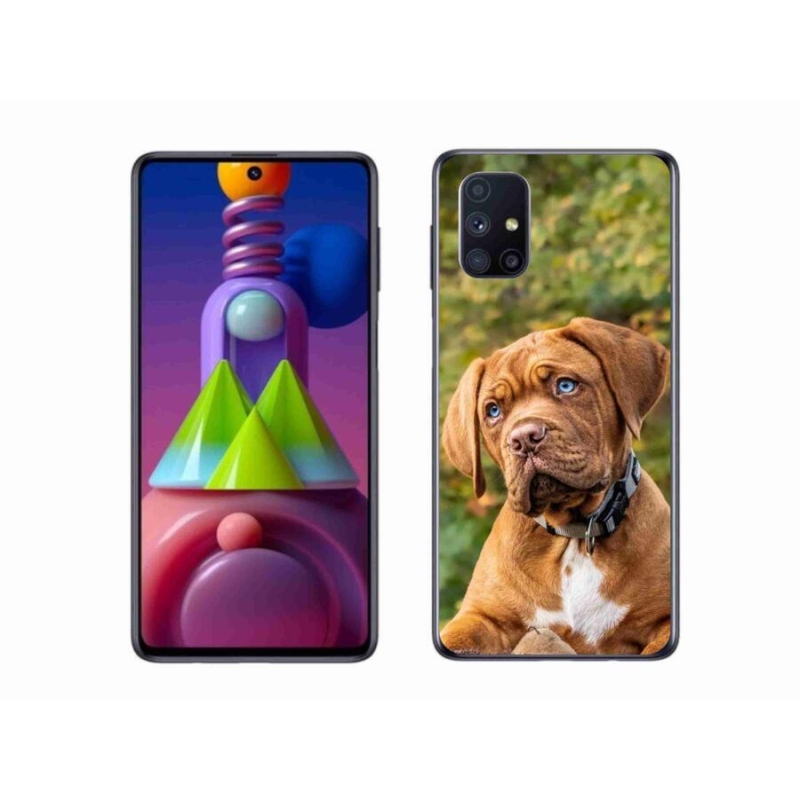 Zselés borítás mmCase Samsung Galaxy M51 - kölyökkutyakölyökhöz