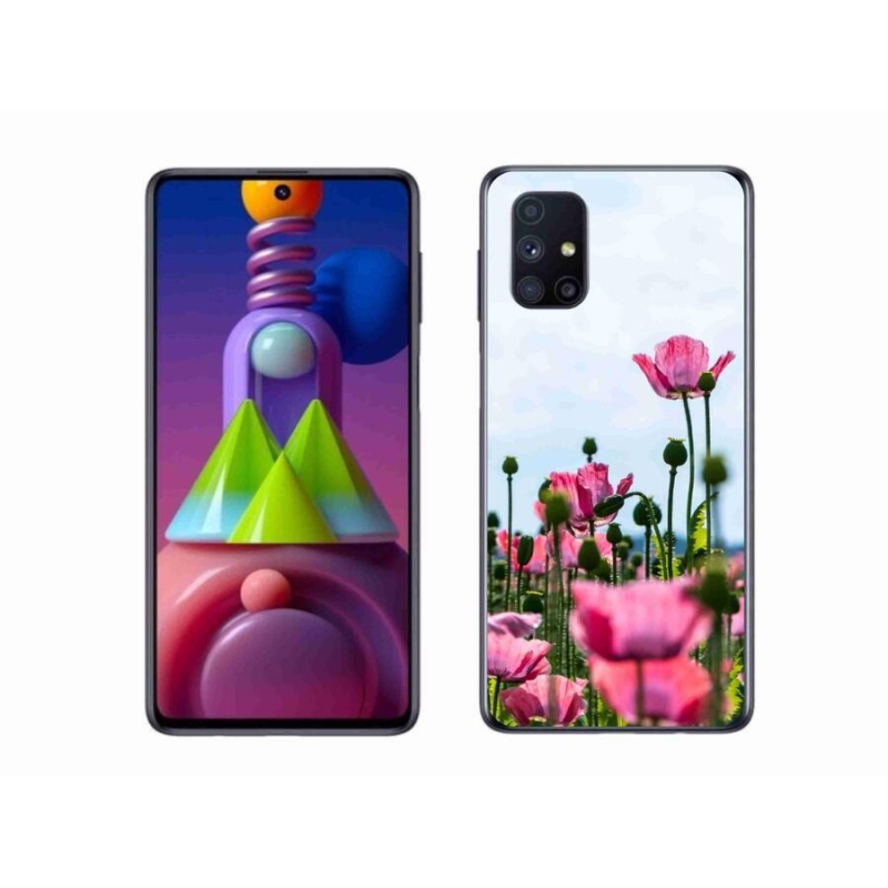 Gél védőhuzat mmCase Samsung Galaxy M51 készülékhez - mákos színű