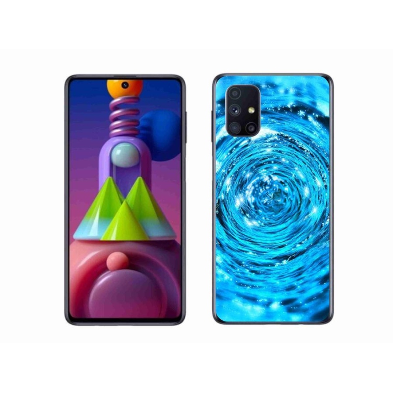 Gél borító mmCase Samsung Galaxy M51 - vízörvény - Samsung Galaxy M51 tok