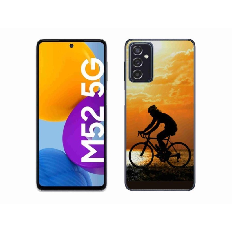 Gél borító mmCase Samsung Galaxy M52 5G - kerékpározás