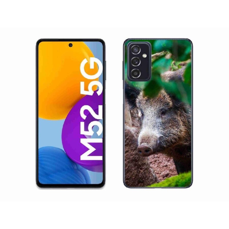 Gél borítás mmCase Samsung Galaxy M52 5G - vaddisznóhoz
