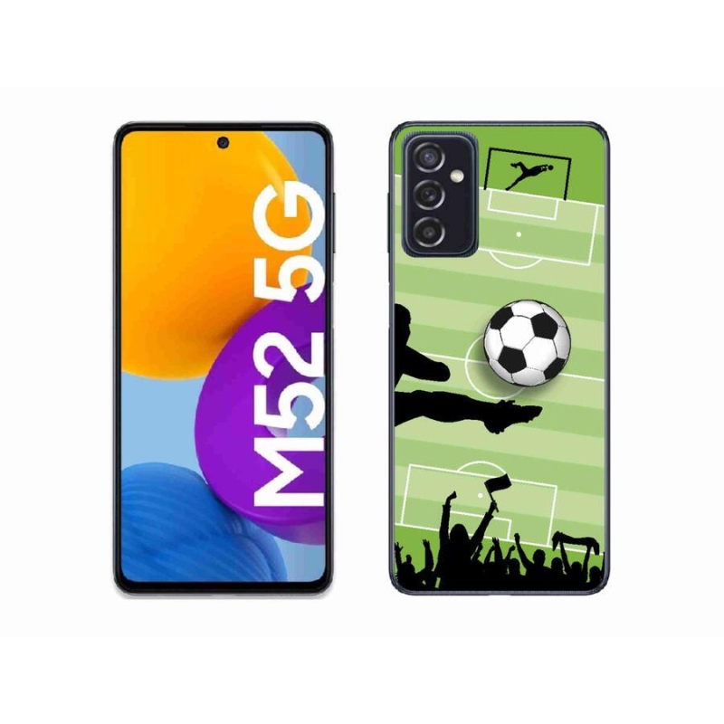 Gél borítás mmCase Samsung Galaxy M52 5G - futball 3