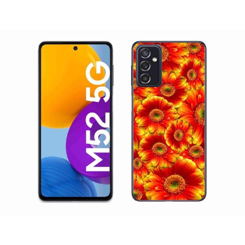 Zselés borítás mmCase Samsung Galaxy M52 5G - gerbera 1