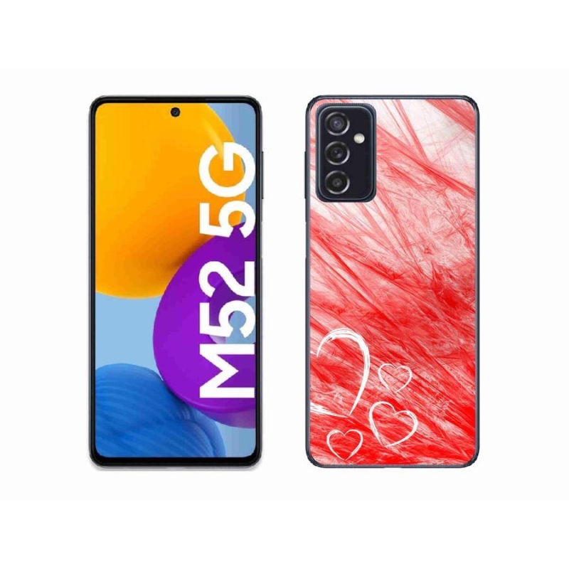 Gél védőhuzat mmCase Samsung Galaxy M52 5G - szív