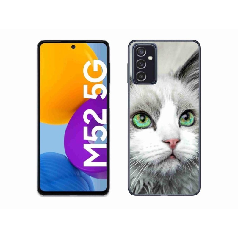 Zselés borítás mmCase Samsung Galaxy M52 5G - macskaszem