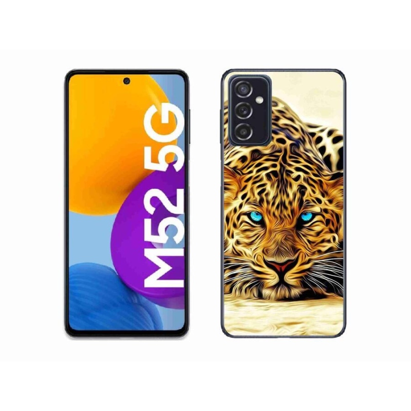 Zselés borítás mmCase Samsung Galaxy M52 5G - rajzfilm tigrishez