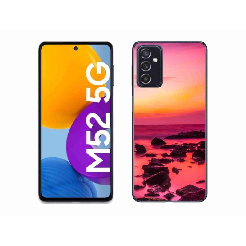 Gél borító mmCase Samsung Galaxy M52 5G - tenger és ragyogás